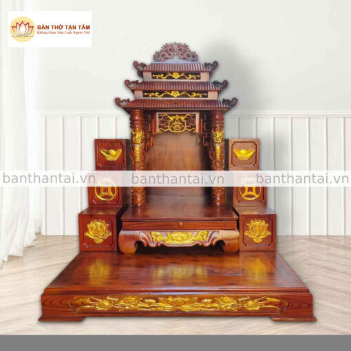 Bàn Thờ Ông Địa Thần Tài Dát Vàng BTT0132