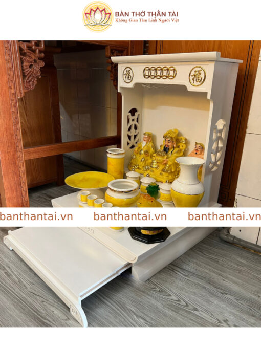 Bàn Thờ Thần Tài màu Trắng - BTT0192