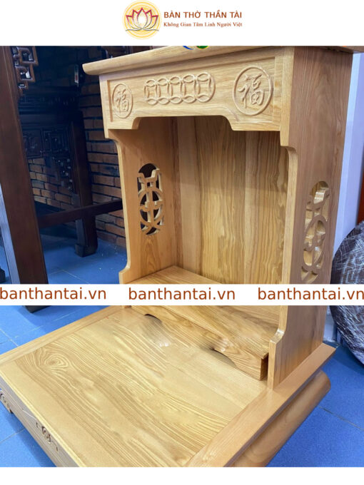 Bàn thờ thần tài hiện đại đẹp màu sáng - BTT0204