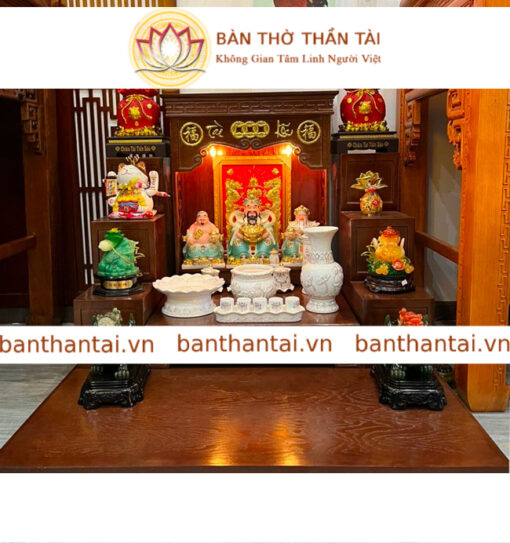 Combo Bàn thờ thần tài Tam cấp - BTT0217 - Hình ảnh 2