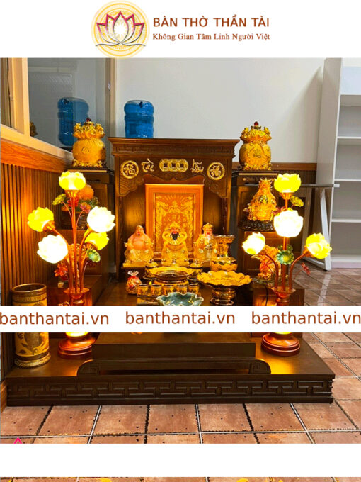 Bàn thờ thần tài thổ địa cao cấp - BTT0218 - Hình ảnh 3