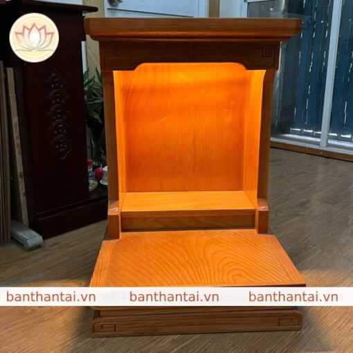 Bàn thờ thần tài ông địa gỗ sồi - BTT0104 - Hình ảnh 3