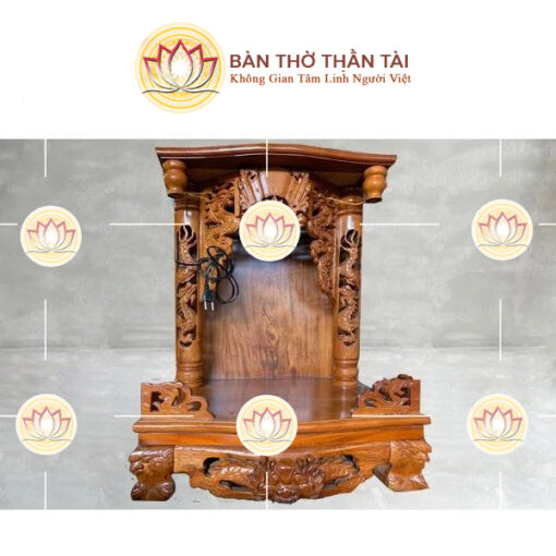 Bàn thờ thần tài ông địa căm xe 48x68cm - BTT0118 - Hình ảnh 2