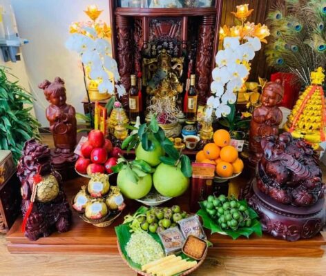 Hướng dẫn chuẩn bị mâm lễ trước khi khấn